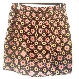 NWT - TULLE Pink Yellow Neon Print Skirt - Size S